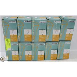 PACK OF 10 PRO SERIES R20 11 WATT BULBS