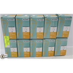 PACK OF 10 PRO SERIES R20 11 WATT BULBS