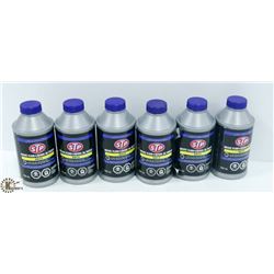 BAG OF SIX 350ML BOTTLES OF DOT 3 STP BRAKE FLUID