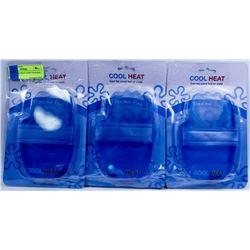 3 NEW  COOL HEAT HAND WARMER / ICE PACK