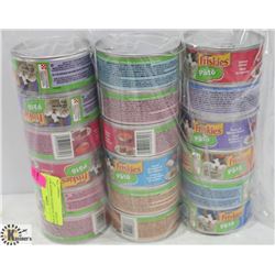 BOX OF 18 ASSORTED FRISKIES WET CAT FOOD