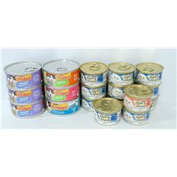 BAG OF ASSORTED FRISKIES & FANCY FEAST WET CAT