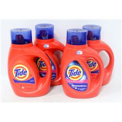 BOX OF 4 ASSORTED 1.09 LITRE BOTTLES OF TIDE