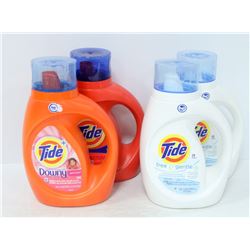 BOX OF 4 ASSORTED 1.09 LITRE BOTTLES OF TIDE