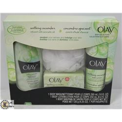 OLAY SOOTHING CUCUMBER BODY COLLECTION: INCLUDES