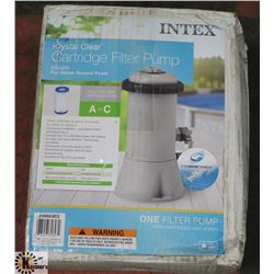 INTEX KRYSTAL CLEAR CARTRIDGE FILTER PUMP