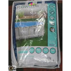 FLOW CLEAN SOLAR POOL COVER  STORE RETURNS