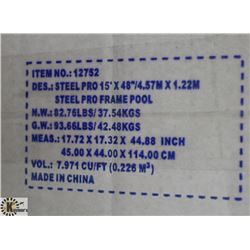 BESTWAY LARGE ABOVE GROUND POOL  STORE RETURNS