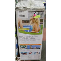 INTEX 7.2 FOOT RECTANGULAR FRAME POOL