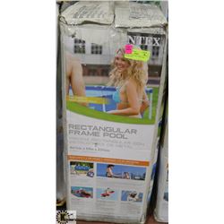 INTEX 7.2 FOOT RECTANGULAR FRAME POOL