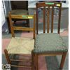 Image 1 : LOT OF 2 VARIOUS CHAIRS
