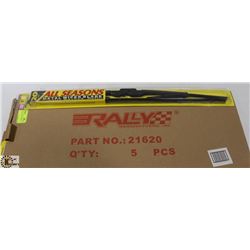 PACK OF 5 NEW RALLY 20" WIPER BLADES