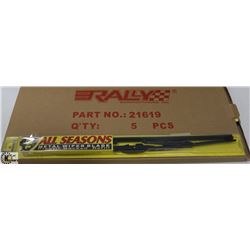 PACK OF 5 NEW ULTRA VISION 19" WIPER BLADES