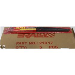PACK OF 5 NEW 17" ALL SEASON WIPER BLADES