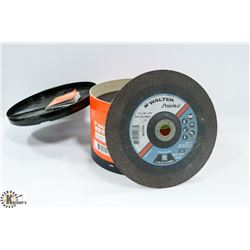 CASE OF 25 WALTER 9" X 1/8" X 7/8" GRINDING  WHEEL