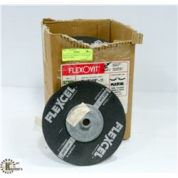 BOX OF 10 FLEXOVIT 7" X 1/8" X 5/8" SEMI-FLEXIBLE