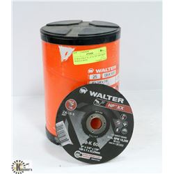 25 WALTER 6" X 1/4" X 7/8" GRINDING WHEELS WITH
