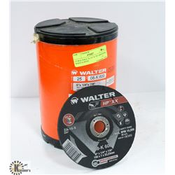 25 WALTER 6" X 1/4" X 7/8" GRINDING WHEELS WITH