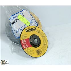 20 DEWALT 6" X 1/8" X 7/8" METAL CUTTING WHEELS