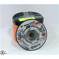 25 WALTER 5" X 1/32" X 7/8" CUTOFF WHEELS FOR