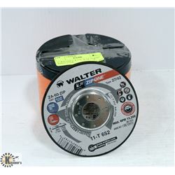 25 WALTER 5" X 1/32" X 7/8" CUTOFF WHEELS FOR