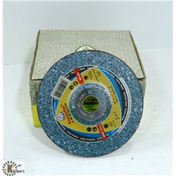 BOX OF 10 KLINGSPOR 6" X 1/4" X 7/8" GRINDING DISC