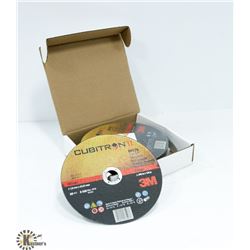25 3M CUBITRON 7" X .045" X 7/8" CUT OFF WHEELS