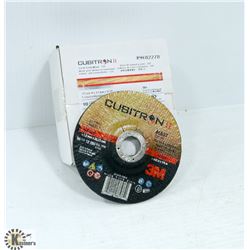 10 3M CUBITRON 5" X 1/8" X 7/8" CUTTING & GRINDING