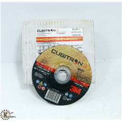25 3M CUBITRON 5" X .045" X 7/8" CUTOFF WHEELS