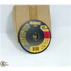 10 DEWALT 6" X .045" X 7/8" METAL CUTTING DISCS