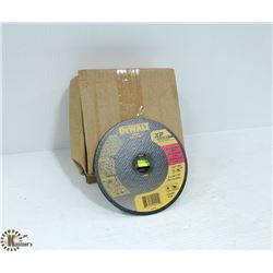 10 DEWALT 6" X .045" X 7/8" METAL CUTTING DISCS