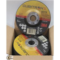 10 3M CUBITRON 5" X 1/8" X 7/8" CUTTING & GRINDING