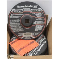 20 RAZORBLADE 7' X 1/16" X 7/8" CUT OFF WHEELS