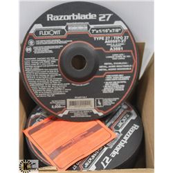 20 RAZORBLADE 7' X 1/16" X 7/8" CUT OFF WHEELS