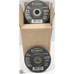 25 SAIT 5" X 1/4" X 7/8" A24R METAL GRINDING WHEEL