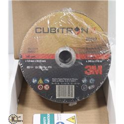 25 3M CUBITRON 6" X .045" X 7/8" CUT OFF WHEELS