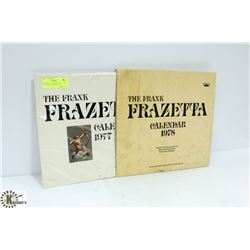 ORIGINAL 1977 F.FRAZETTA CALENDAR  ORIGINAL CASE