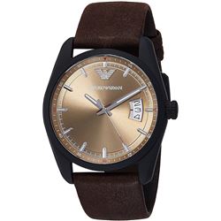 NEW EMPORIO ARMANI SPORTIVO BRONZE DIAL & TAN