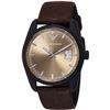 Image 1 : NEW EMPORIO ARMANI SPORTIVO BRONZE DIAL & TAN