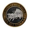 Image 2 : .999 Fine Silver Gold River Laughlin, Nevada $10 Limited Edition Gaming Token