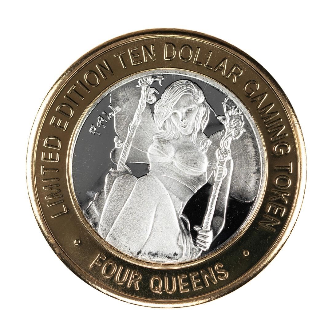.999 Silver Four Queens Hotel & Casino Nevada 10 Limited Edition