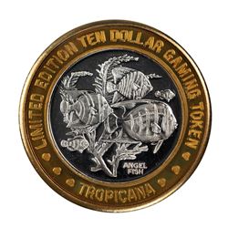 .999 Fine Silver Tropicana Las Vegas, Nevada $10 Limited Edition Gaming Token