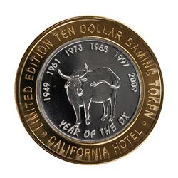 .999 Fine Silver Sam Boyd's California Casino $10 Limited Edition Gaming Token