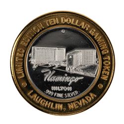 .999 Fine Silver Flamingo Casino Laughlin, NV $10 Limited Edition Gaming Token