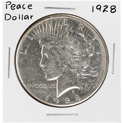 1928 $1 Peace Silver Dollar Coin