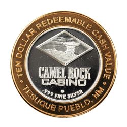.999 Fine Silver Camel Rock Casino New Mexico $10 Limited Edition Gaming Token