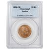 Image 1 : 1898-EB Sweden 20 Kroners Gold Coin PCGS MS67