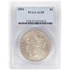 Image 1 : 1894 $1 Morgan Silver Dollar Coin PCGS AU55