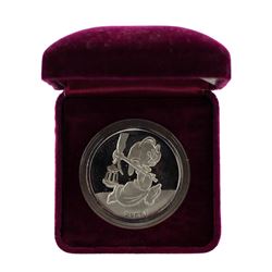 1987 Rarities Mint Disney Dopey 1oz Silver Proof Coin w/Box & COA