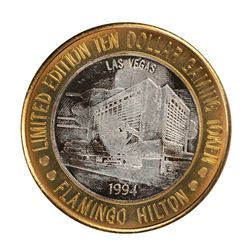 .999 Silver Flamingo Las Vegas $10 Casino Limited Edition Gaming Token
